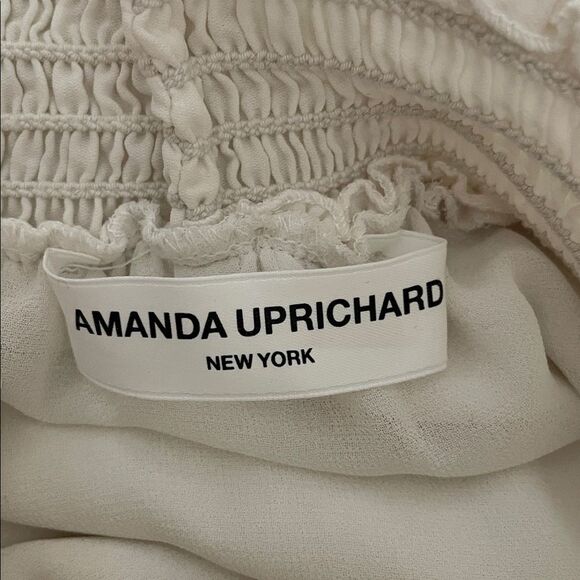 Amanda Uprichard White Kimmie High Neck Halter Dress - Picture 8 of 10